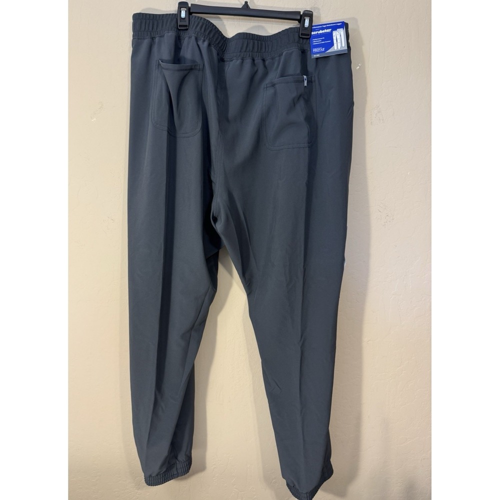 ScrubStar Jogger Women 3XL Pull-On Pants Pockets Yoga Waistband Gray NEW - Picture 4 of 5